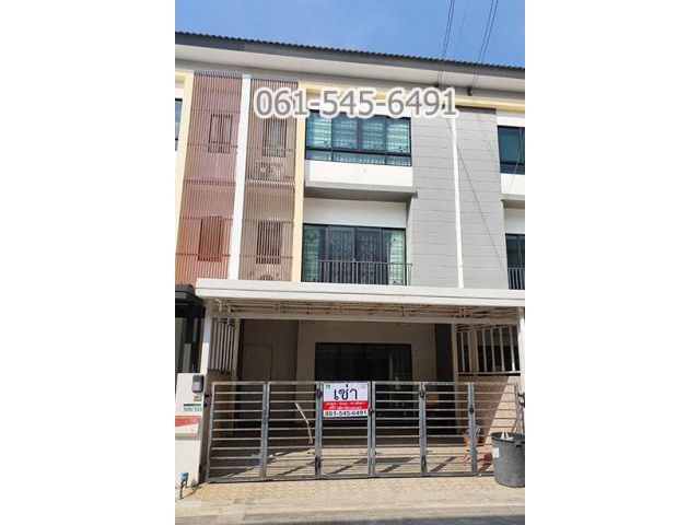ให้เช่า ทาวน์โฮม เดอะคอนเนคอัพ 3 รัตนาธิเบศร์ 17(The Connect UP3 Rattanathibet 17) ขนาด 19 ตร. ว  ใกล้รถไฟฟ้า สวย ถูก