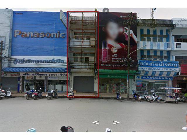 อาคารพาณิชย์ 1 คูหา เลขที่ 188/95 ถ.ศาลาแดง ต.ท่าตะเภา อ.เมือง ชุมพร