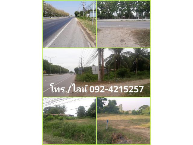 ขายที่ดิน 1 ไร่กว่าติดถนนเพชรเกษมขาล่องใต้ อ.เขาย้อย จ.เพชรบุรี