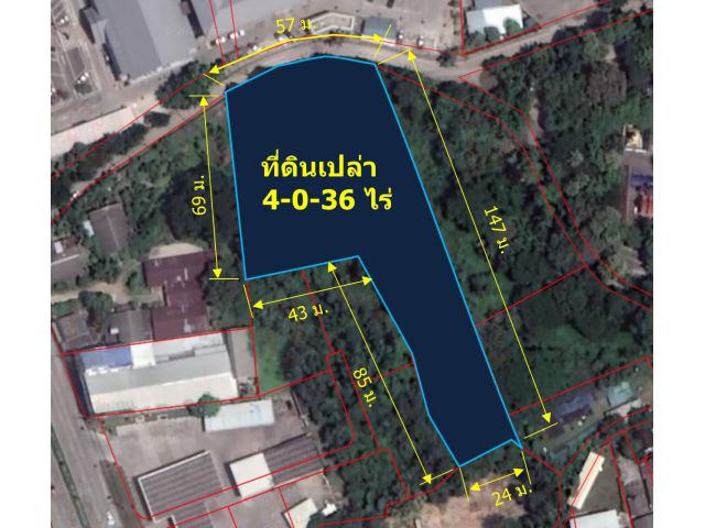 ขายที่ดินเปล่า 4-0-36 ไร่  (ต.ช้างเผือก  อ.เมืองเชียงใหม่)