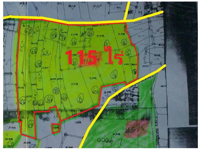 ขายที่ดิน 115 ไร่ ตำบลบ้านโพธิ์ อำเภอเมือง จังหวัดนครราชสีมา เอกสารโฉนด