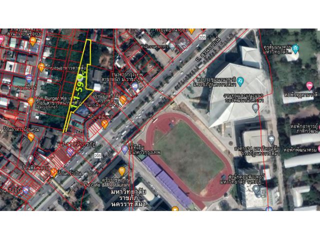 ขายที่ดิน 1-1-59 ไร่ ตำบลบ้านเกาะ อำเภอเมือง จังหวัดนครราชสีมา เอกสารโฉนด