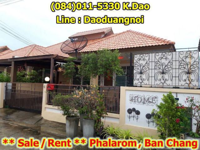 Sale/Rent A house in Phalarom Village 35 sq.w 2 Bedrooms 2 Bathrooms