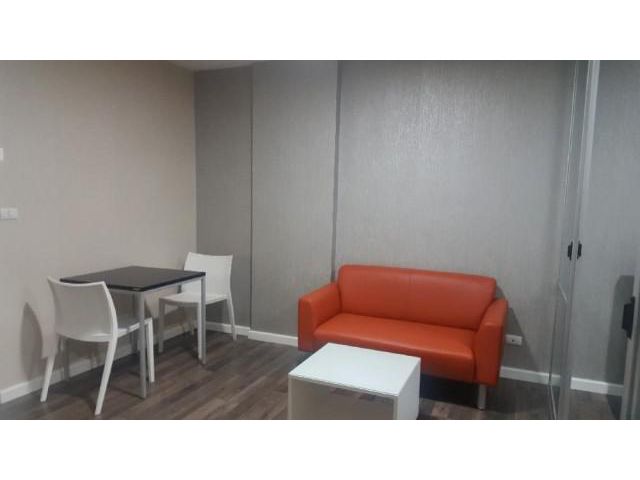 รหัสทรัพย์ B2943 ให้เช่า D CONDO สุขุมวิท 109 (แต่งสวย พร้อมส่วนกลางร่มรื่น มีเครื่องซักผ้า)