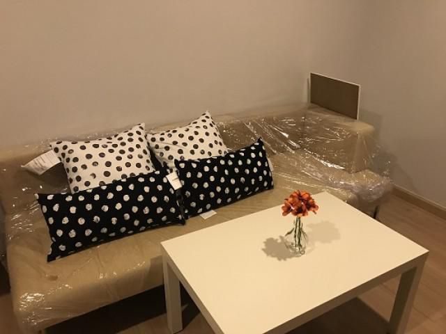 รหัสทรัพย์ B2942 ให้เช่า KnightsBridge SkyCity สะพานใหม่ (2 ห้องนอนใหม่เอี่ยม มือ 1 ไม่เคยเข้าอยู่)