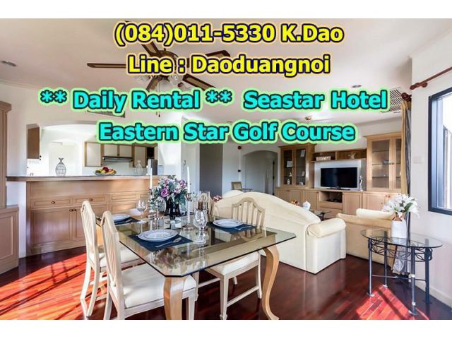For rent Hotel in Eastern Star Golf Course Seastar Hotel, Ban Chang 2 Bedrooms with ensuite bathrooms