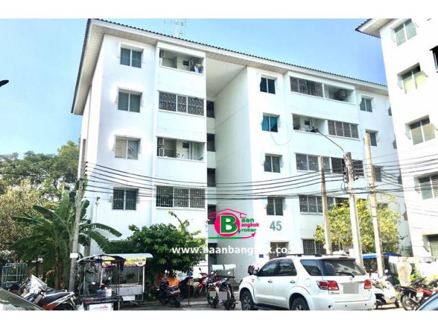 คอนโดมิเนียม โครงการ บ้านเอื้ออาทรรามอินทรา (คู้บอน) เนื้อที่ 33 ตรม. มี 1 นอน 1 น้ำ บางเขน