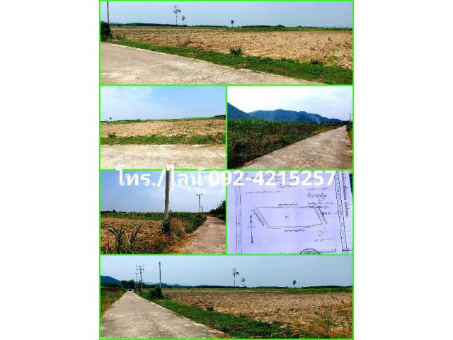 ขายที่ดิน นส.3 ก. ราคาถูก ติดถนนคอนกรีต อ.ด่านมะขามเตี้ย จ.กาญจนบุรี