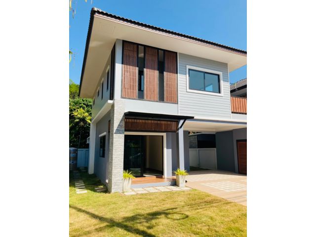 H136NS ขายด่วน บ้านสร้างใหม่ใกล้ มช. อยู่ในเจ็ดยอด