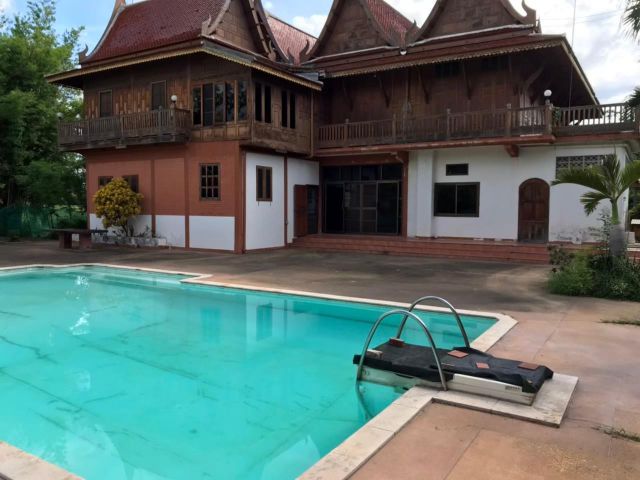 ขายบ้านเรือนไทยพร้อมที่ดิน 74 -1-96. ไร่ ตำบลหนองบัวน้อย อำเภอสีคิ้ว จังหวัดนครราชสีมา