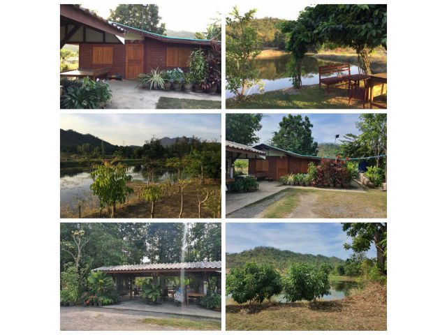 บ้านพร้อมที่ดิน วิวเขาล้อมรอบ เนื้อที่ 10ไร่ 3งาน 37ตรว. ที่โฉนด น้ำไฟพร้อม
