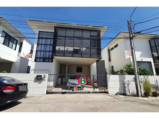 บ้านเดี่ยว2ชั้น โครงการ เซนมูระ ศรีนครินทร์-บางนา เนื้อที่ 50.4 ตรว. มี 3 ห้องนอน บางพลี สมุทรปราการ