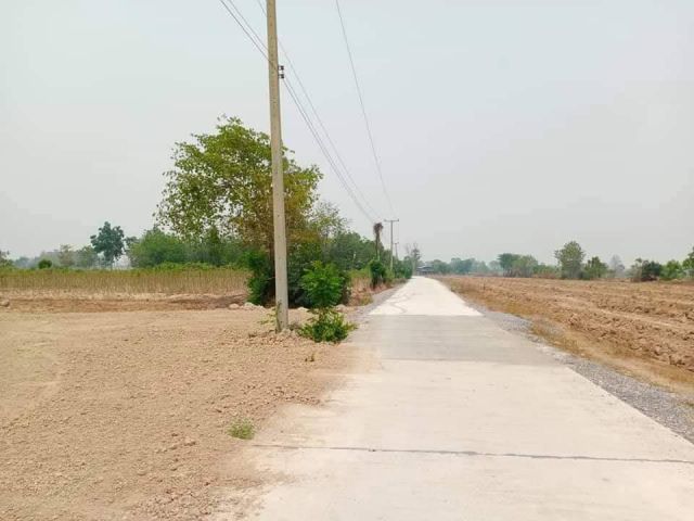 ขายที่ดิน 42 ไร่ ติดถนนสาธารณะ ใกล้เเหล่งชุมชน  สุพรรณบุรี