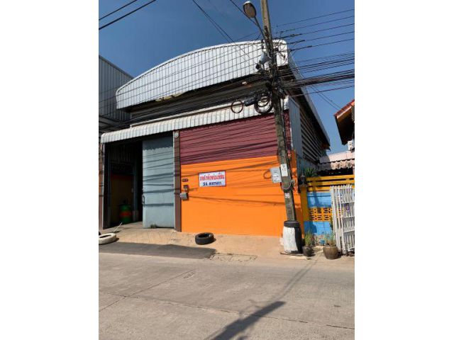 A162 ขายที่ดิน 54 ตรว. พร้อมโกดัง 210 ตรม. แสมดำ บางขุนเทียน ติดถนนบางกระดี่ ราคาถูกมาก