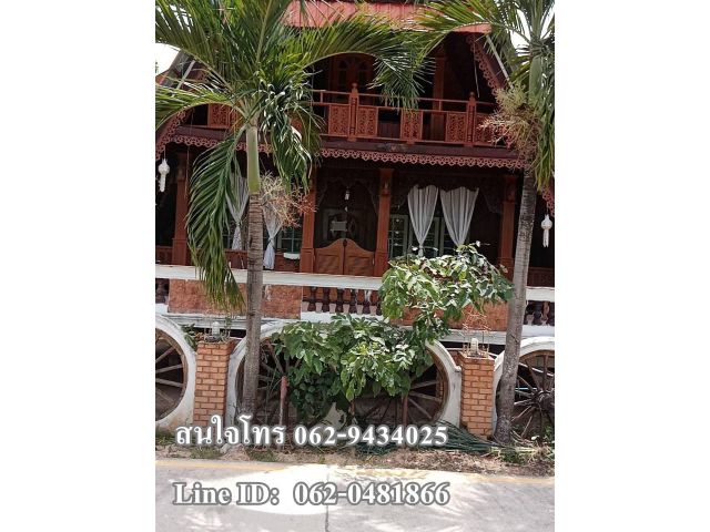 T00265 ให้เช่าบ้านไม้สวย style Lanna ใกล้สนามบิน