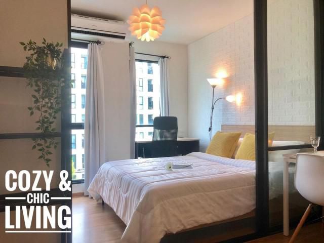 รหัสทรัพย์ B3319 คอนโด UNiO  สุขุมวิท 72 (ตกแต่งสวยพร้อมเฟอร์และเครื่องใช้ไฟฟ้าครบครัน)