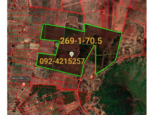 ขายที่ดิน เอกสารโฉนด 269 ไร่ อ.ห้วยกระเจา จ.กาญจนบุรี