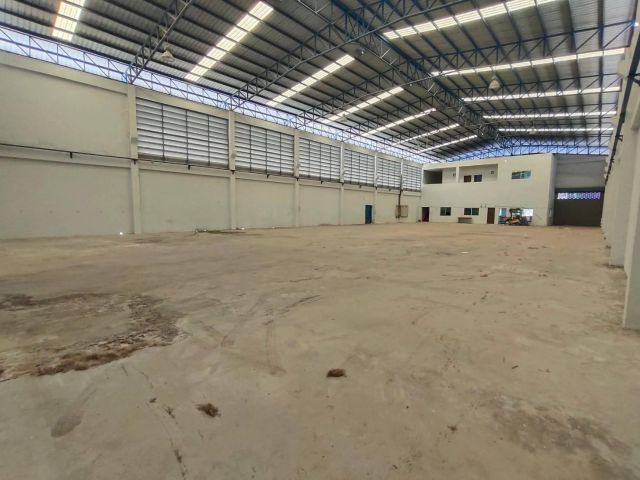 B100 ให้เช่าที่ดิน 2 ไร่ พร้อมโกดัง 1000 ตรม. โพธิ์แจ้ง ใกล้ถนนเอกชัย สมุทรสาคร ค่าเช่าถูก