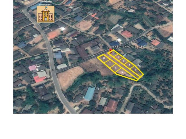 ขายที่ดินฝาง ใกล้ โรงเรียนบ้านแม่งอนกลาง เนื้อที่ 50, 60, 73 ตร.ว. วาละ 7,500บ.