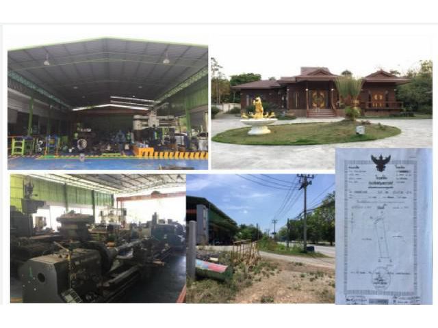 ขายโรงงานพร้อมบ้านติดถนนสุขุมวิท อ.เมืองระยอง