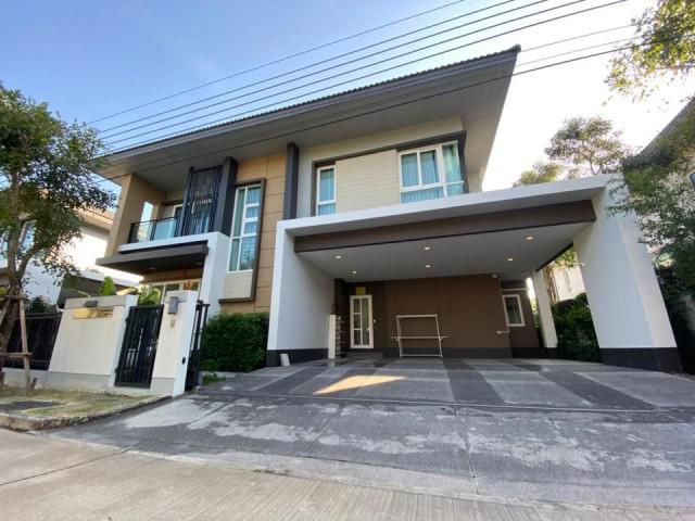 รหัสทรัพย์ B3496 บ้านเดี่ยวให้เช่า หมู่บ้านลัดดารมย์บางนา ซอยราชวินิตบางแก้ว ถนนบางนาตราด กม.7