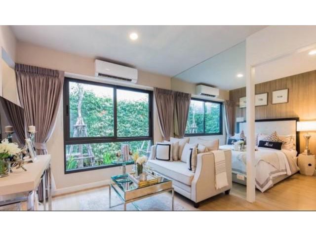 รหัสทรัพย์ B3535 คอนโด The Nest สุขุมวิท 22 (เฟอร์และเครื่องใช้ไฟฟ้าครบ วิวเห็นสระว่ายน้ำ)