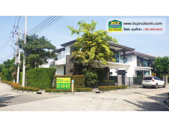 ม.มัณฑนา 4 (อ่อนนุช-วงแหวน) บ้านสวย พื้นที่ใช้สอยเยอะ เนื้อที่ 70.5 ตร.ว. - 001903