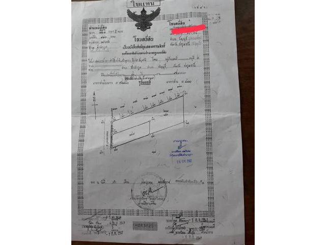 ขายที่ดิน 40 ไร่ ติดถนนเลียบคลอง7