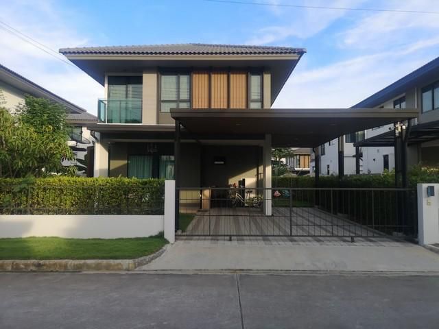 ขายบ้านเดี่ยวโครงการบุราสิริบางนาครบพร้อมอยู่ บ้านหันหน้าทิศใต้ เฟอร์นิเจอร์+บิ้วท์อิน แบบบ้านเรือนตรีชวา