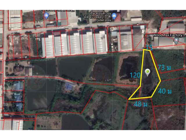 ขายที่ดิน ใน นาดี เมืองสมุทรสาคร 739 ตรว. แปลงมุม