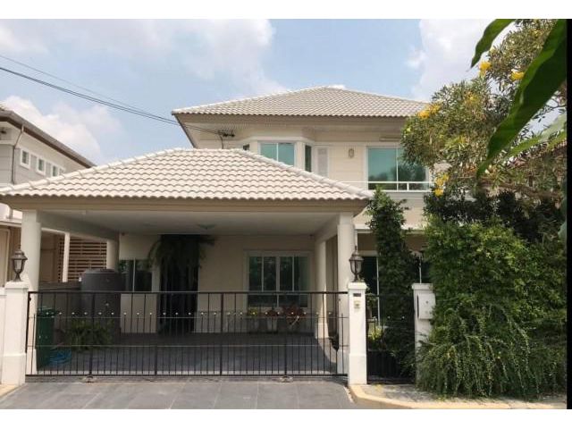 รหัสทรัพย์ B3725 ขาย/เช่า บ้านเดี่ยว High-end ตกแต่งหรู พร้อมอยู่ ย่านวัชรพล หมู่บ้านชวนชื่น ซิตี้