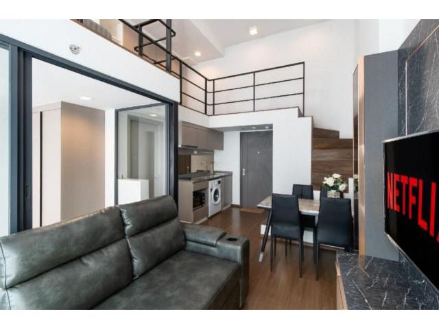 รหัสทรัพย์ B3763 คอนโด Ideo New พระราม 9 (ห้องDuplex 2 ห้องนอน ห้องใหม่ไม่เคยปล่อยเช่า)