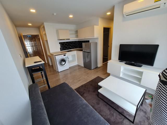 รหัสทรัพย์ B3809 ให้เช่า Pause condo สุขุมวิท 103 (ห้องครัว Built in เฟอร์นิเจอร์ครบ)