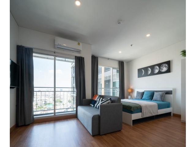 รหัสทรัพย์ B3804 คอนโด LUMPINI PLACE พระราม 3-ริเวอร์วิว (ตกแต่งครบ หิ้วกระเป๋าเข้าอยู่ได้เลย สะดวก)