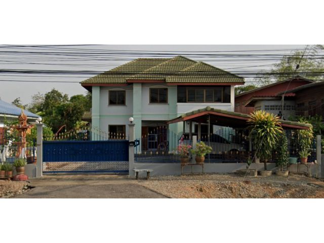 บ้านพร้อมที่ดินติดถนนทางหลวงแผ่นดิน 12 อ.เมือง สุโขทัย 170 ตารางวา