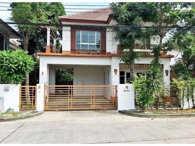 Code A1634 หมู่บ้านเอโทล มัลดีฟส์ ปาล์ม (Maldive Plam) บ้านเดี่ยว 2 ชั้น สไตล์รีสอร์ท ทำเลดี ใกล้เมก