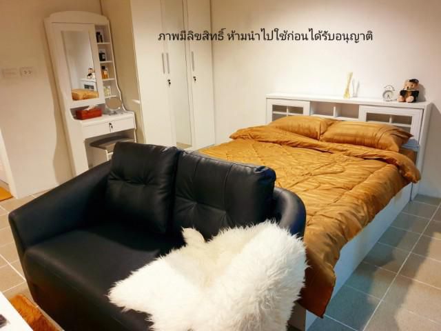 Code A1615 The Parkland Bangna (เดอะ พาร์คแลนด์ บางนา)   พื้นที่ใช้สอย :  37.50 ตร.ม.   ห้องสตูดิโอ