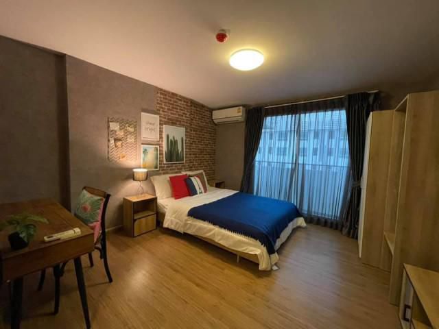 รหัสทรัพย์ B3849 ให้เช่า PLUM CONDO พหลโยธิน 89 (ห้องตกเเต่งสไตล์ลอฟท์ พร้อมเครื่องใช้ไฟฟ้า)