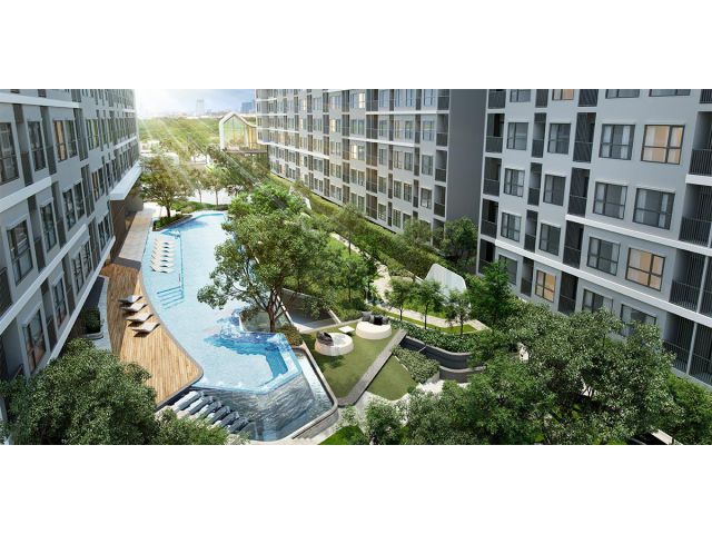 CM03643 ขายดาวน์ คอนโด ดิ ออริจิ้น สุขุมวิท 105 The origin Sukhumvit 105 คอนโดมิเนียม ซอยลาซาล ถนนสุขุมวิท 105