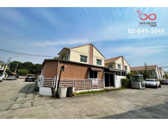 ขายทาวน์โฮม พฤกษาทาวน์ พาราดิส ราชพฤกษ์ หลังมุม  ใกล้รถไฟฟ้าสายสีม่วง สถานีบางรักใหญ่