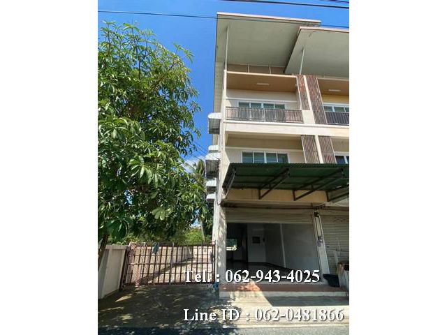 T00920 ให้เช่าอาคารพาณิชย์ ใกล้สี่แยกไฟแดงป่าไผ่