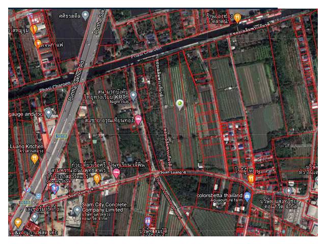 ขายที่ดิน 14-1-41 ไร่ กว้าง 80 x 342 เมตร มี 2 แปลงติดกัน ซ.เฉลิมพระเกียรติ ถ.พุทธสาคร
