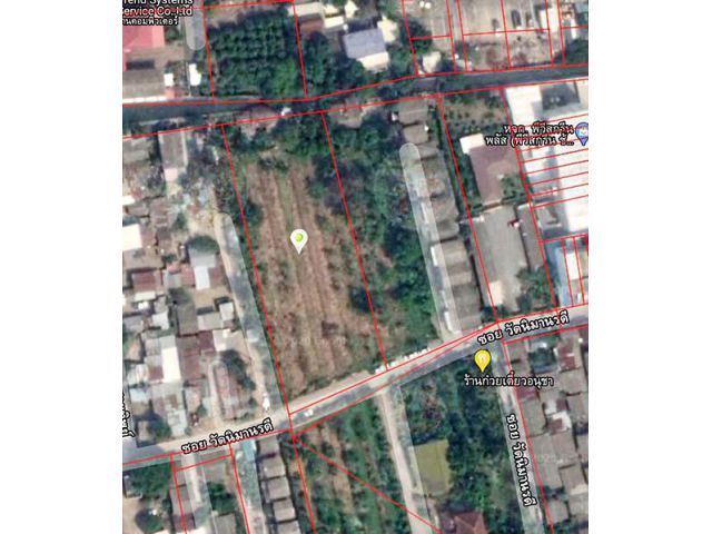 ที่ดิน 4 ไร่ 2 งาน 22 วา. มี 2 แปลงติดกัน กว้าง 81x106 ม. ติดถนนสาธารณะ ซอยวัดนิมานวดี ถ.เพชรเกษม บางแค