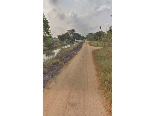 ที่ดิน 400 วา. กว้าง 19x84 เมตร คลองหก (ฝั่งตะวันออก) รังสิต-นครนายก ใกล้ราชมงคลธัญบุรีคลอง 6