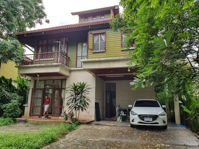 ให้เช่าบ้านเดี่ยว ชายคลอง ใกล้โรงเรียนรุ่งอรุณ ใกล้เซนทรัลพระราม2 เนื้อที่ 73 ตรว 3นอน 3น้ำ 23000ต่อเดือน      ติดต่อคุณ