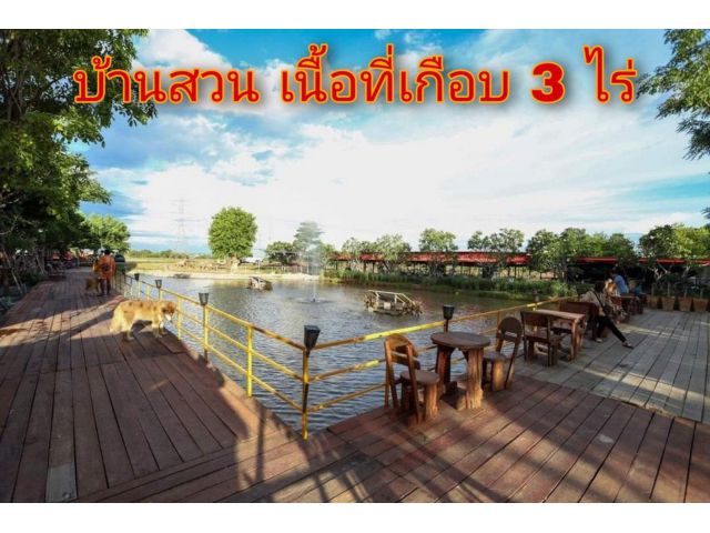 ขาย!!บ้านสวน ให้ทุกอย่างในสวน พร้อมบ้าน 2 หลัง