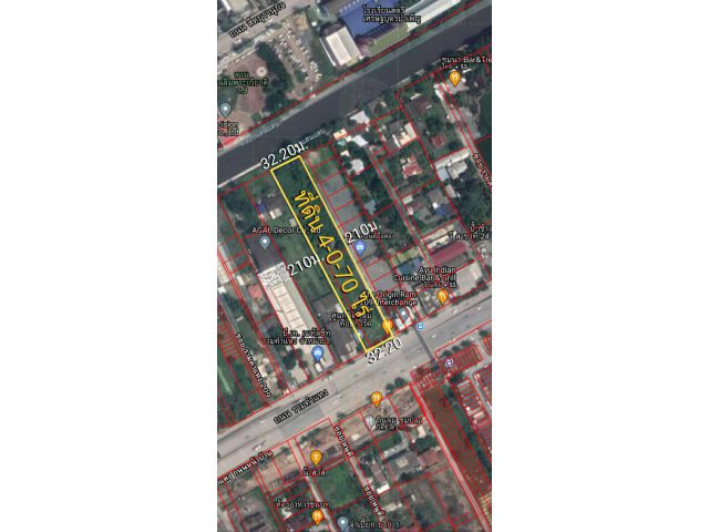 ขายที่ดินถมแล้ว 4-0-70 ติดถนนรามคำแหง ตรงข้ามสถานีรถไฟฟ้ามีนบุรี พื้นที่สีแดง เขตมีนบุรี