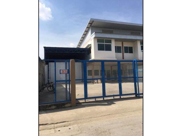 PP123 ให้เช่าโกดัง พร้อมออฟฟิศ 2 ชั้น พื้นที่ 580 ตารางเมตร แถวบึงกุ่ม กรุงเทพฯ ค่าเช่าถูกมาก