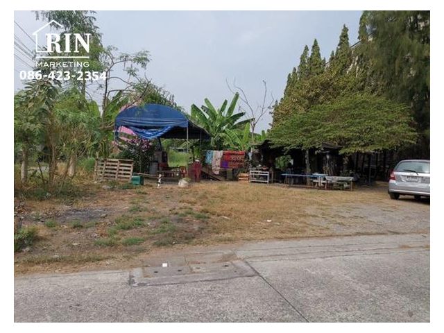 ขายที่ดินเปล่า 229   ตร.ว.  ซอยรามอินทรา 107  อำเภอ บางกะปิ ต. คันนายาว  ที่ดินติดถนน 2 ด้าน