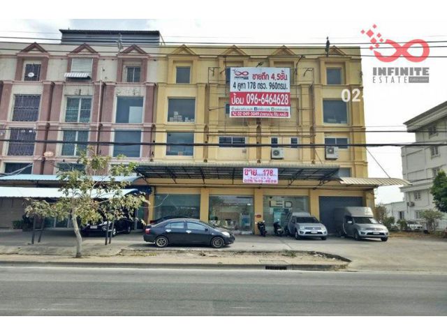 ขายอาคารสำนักงาน 4.5ชั้น 178 ตารางวา ติดถนนบางกรวย-ไทรน้อย บางบัวทอง นนทบุรี